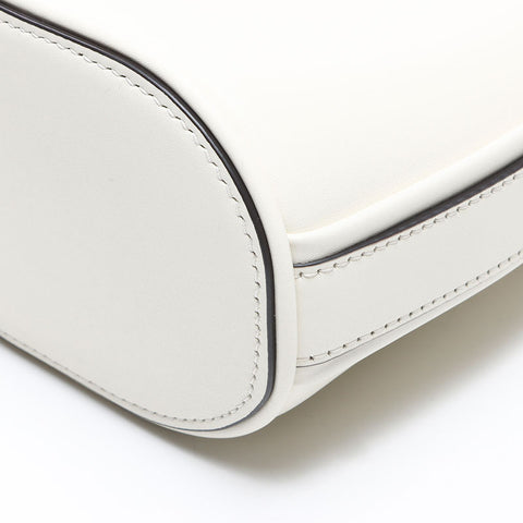 Salvatore Ferragamo Gancini Buckle Hobo Handbag white WS14486