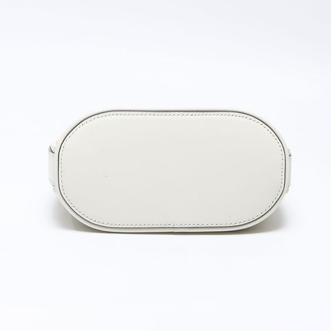 Salvatore Ferragamo Gancini Buckle Hobo Handbag white WS14486