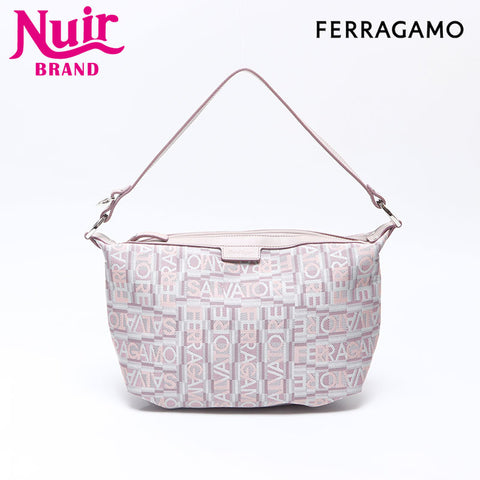 Salvatore Ferragamo Logo pouch Handbag pink WS14487