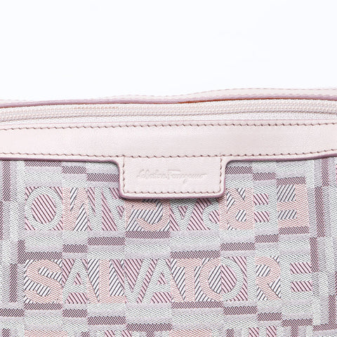Salvatore Ferragamo Logo pouch Handbag pink WS14487