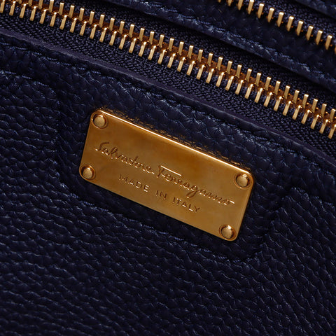 Salvatore Ferragamo Leather Amy Tote Bag purple WS14488