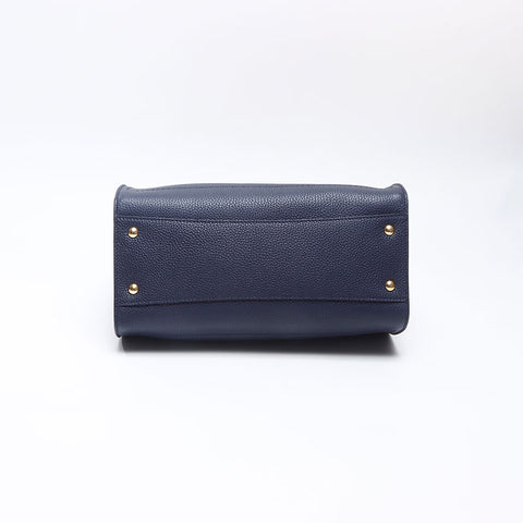 Salvatore Ferragamo Leather Amy Tote Bag purple WS14488