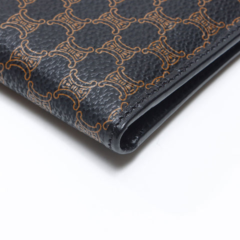 セリーヌ CELINE マカダム 折り財布 ブラック WS14490