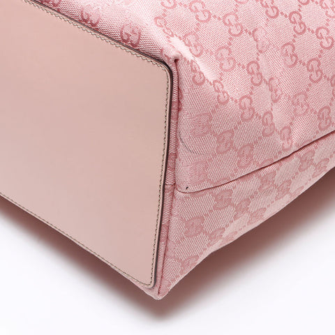 GUCCI GG canvas 260287 Tote Bag pink WS14492