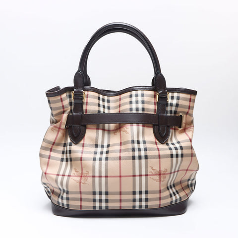 BURBERRY Nova Check 2way Handbag beige WS14493