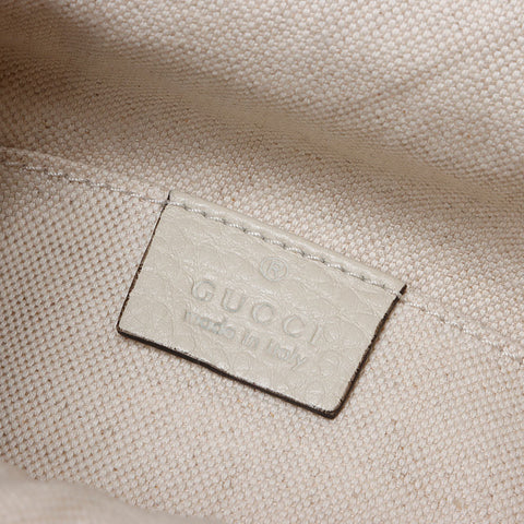 GUCCI Sac à dos en bambou Sac à dos blanc WS14494