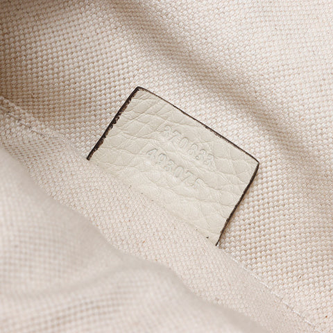 GUCCI Sac à dos en bambou Sac à dos blanc WS14494
