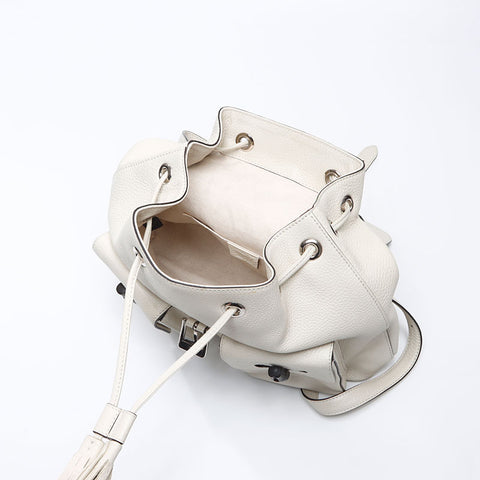 GUCCI Bamboo Backpack  Daypack white WS14494