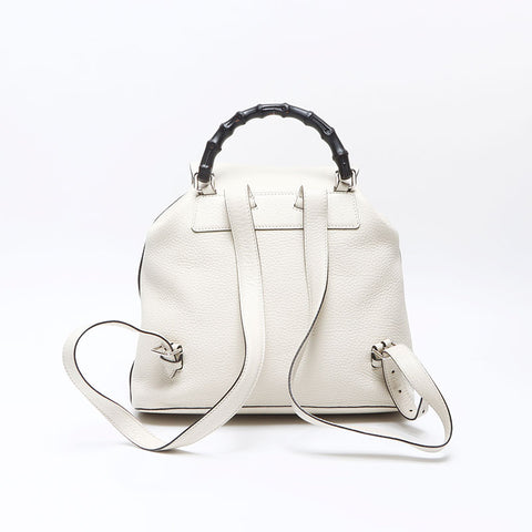 GUCCI Sac à dos en bambou Sac à dos blanc WS14494