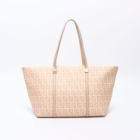FENDI Zucchino 8BH255-FB5 Tote Bag beige WS14495