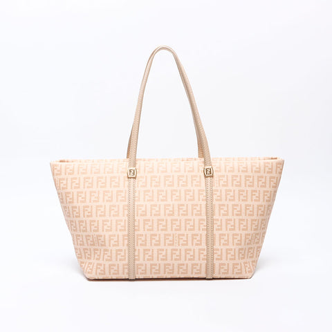 FENDI Zucchino 8BH255-FB5 Tote Bag beige WS14495