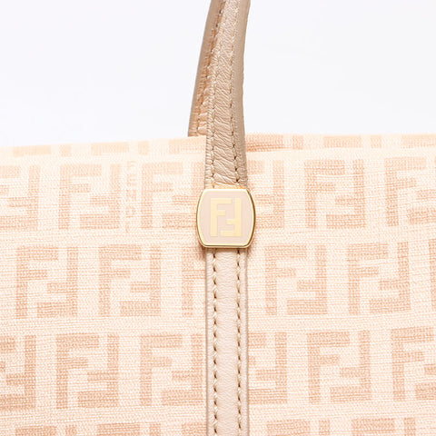 FENDI Zucchino 8BH255-FB5 Tote Bag beige WS14495