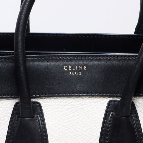 CELINE Luggage Handbag white WS14496
