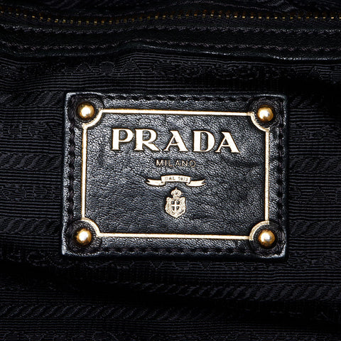 プラダ PRADA テスート ロゴ ナイロン トートバッグ ブラック WS14498