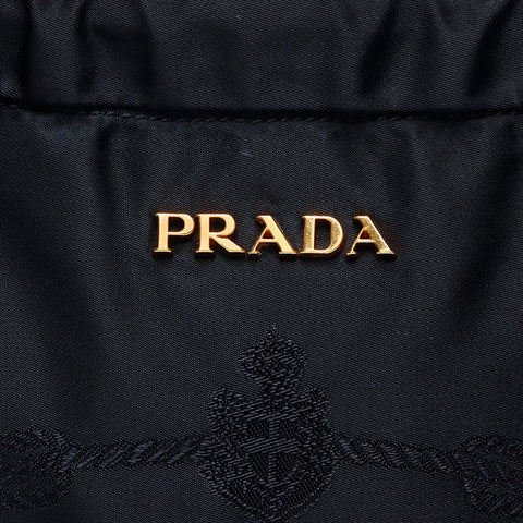 プラダ PRADA テスート ロゴ ナイロン トートバッグ ブラック WS14498