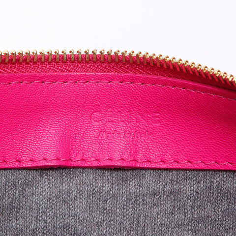 CELINE Lambskin Trio Shoulder Bag pink WS14500