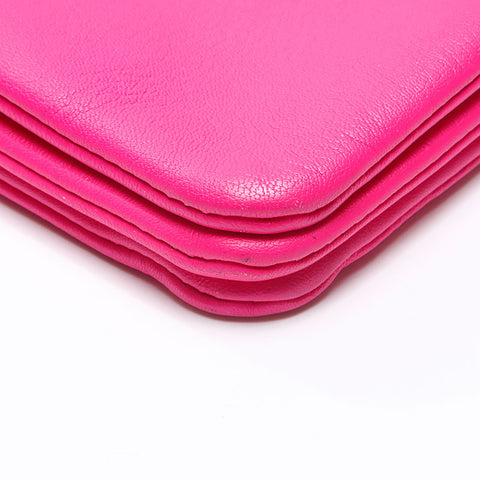 CELINE Lambskin Trio Shoulder Bag pink WS14500