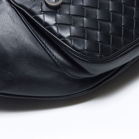 BOTTEGAVENETA INTRECCIATO Waist bag black WS14502