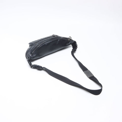 BOTTEGAVENETA INTRECCIATO Waist bag black WS14502
