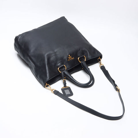PRADA 2way Handbag black WS14504