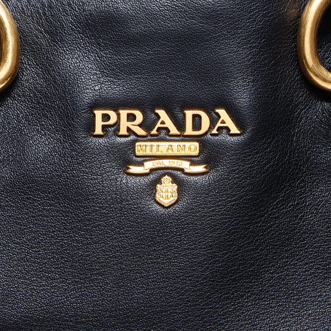 PRADA 2way Handbag black WS14504