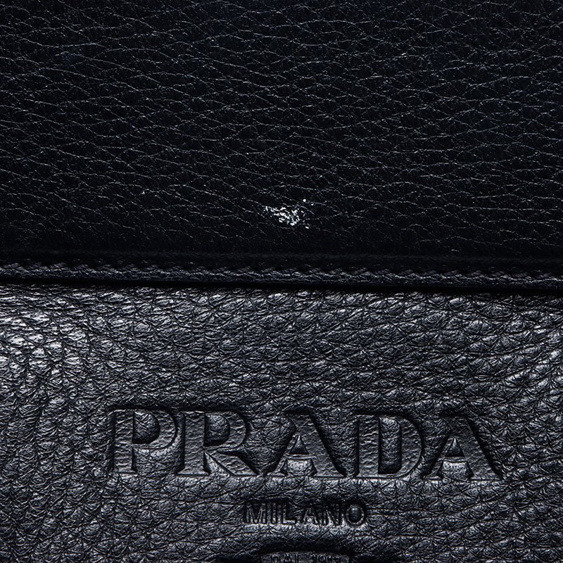 プラダ PRADA レザー ハンドバッグ ブラック WS14505 – NUIR VINTAGE