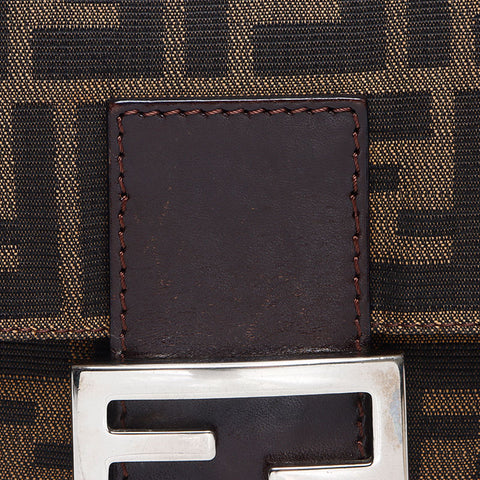 FENDI Zucca mamma bucket Shoulder Bag Brown WS14507