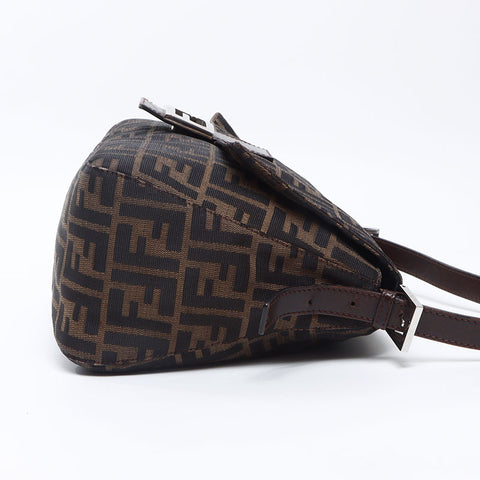 FENDI Zucca mamma bucket Shoulder Bag Brown WS14507