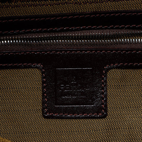 フェンディ FENDI ズッカ マンマバケット ショルダーバッグ ブラウン WS14508