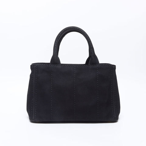 プラダ PRADA キャンバス カナパ S 2way ハンドバッグ ブラック WS14511