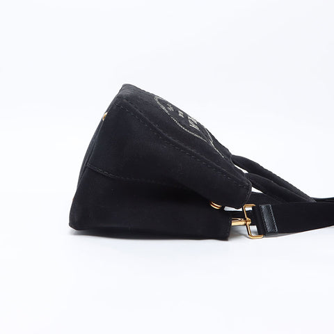プラダ PRADA キャンバス カナパ S 2way ハンドバッグ ブラック WS14511