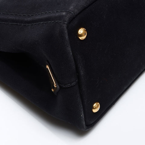 プラダ PRADA キャンバス カナパ S 2way ハンドバッグ ブラック WS14511