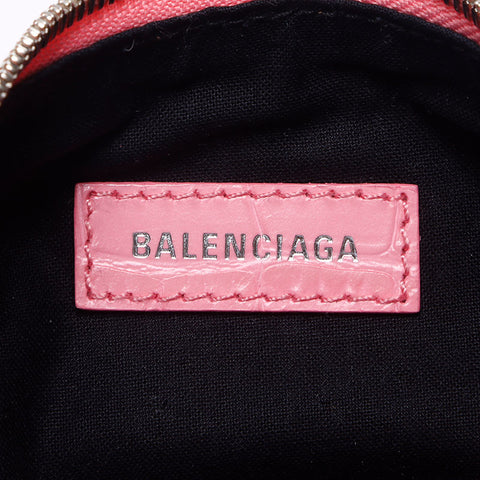 BALENCIAGA Le Cagole XS Rhinestone Shoulder Bag pink WS14512