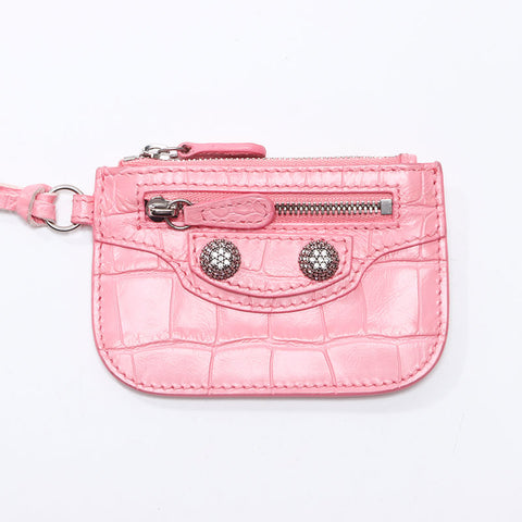 BALENCIAGA Le Cagole XS Rhinestone Shoulder Bag pink WS14512