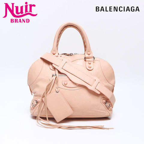 BALENCIAGA 2way leather Shoulder Bag pink WS14513