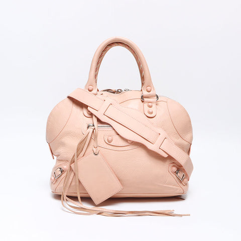 BALENCIAGA 2way leather Shoulder Bag pink WS14513
