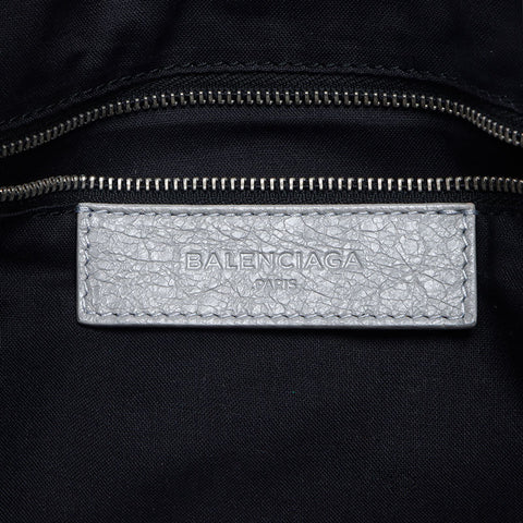 バレンシアガ BALENCIAGA レザー メッセンジャーバッグ 2way ショルダーバッグ グレー WS14514