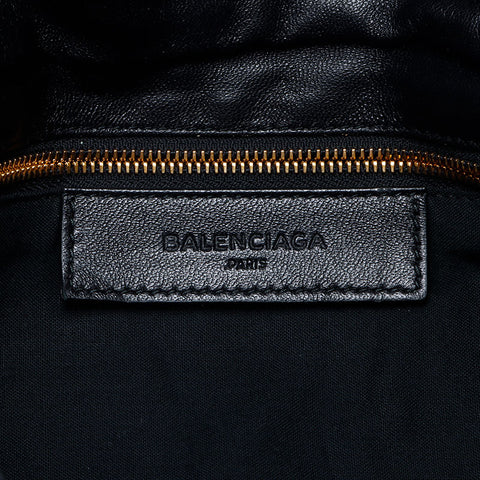 バレンシアガ BALENCIAGA エンベロープ レザー ショルダーバッグ ブラック WS14515