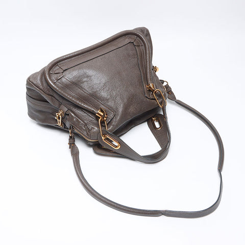 クロエ Chloe マーシー レザー ハンドバッグ ブラウン WS14517