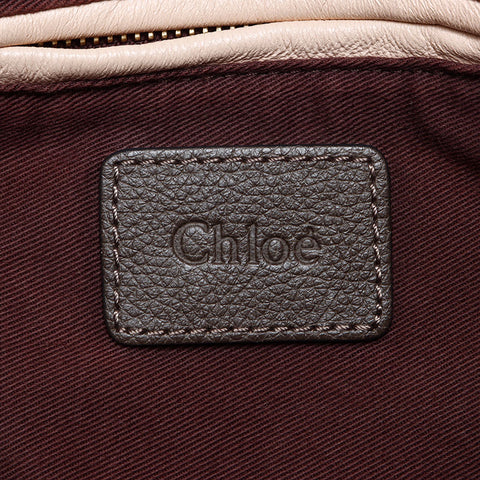 クロエ Chloe マーシー レザー ハンドバッグ ブラウン WS14517