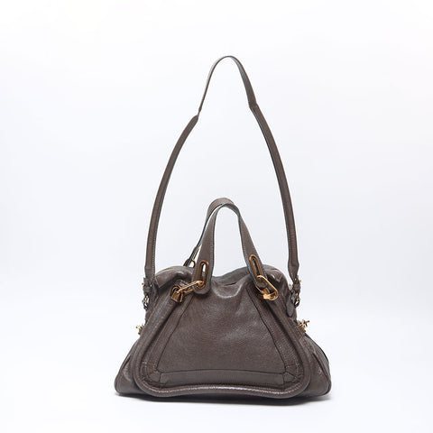 クロエ Chloe マーシー レザー ハンドバッグ ブラウン WS14517