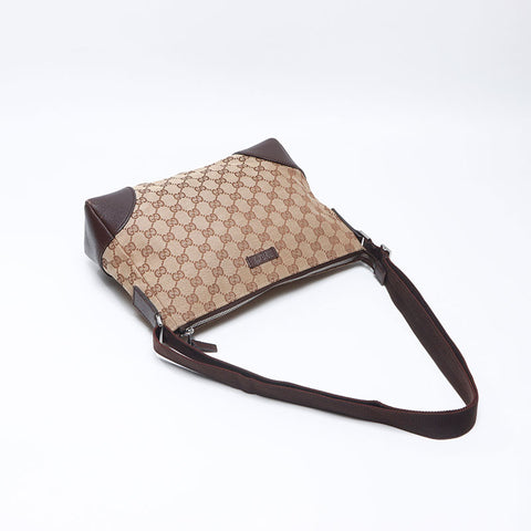 GUCCI GG canvas Shoulder Bag Brown WS14520