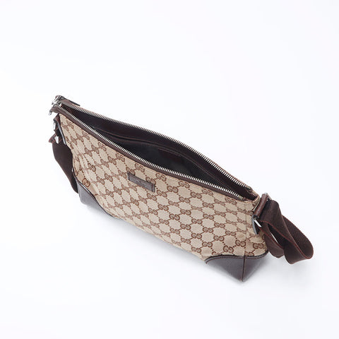 GUCCI GG canvas Shoulder Bag Brown WS14520