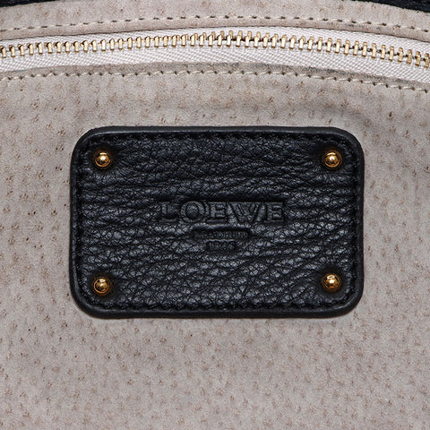 LOEWE Nappa Aire Large Leather Anagram Handbag black WS14527