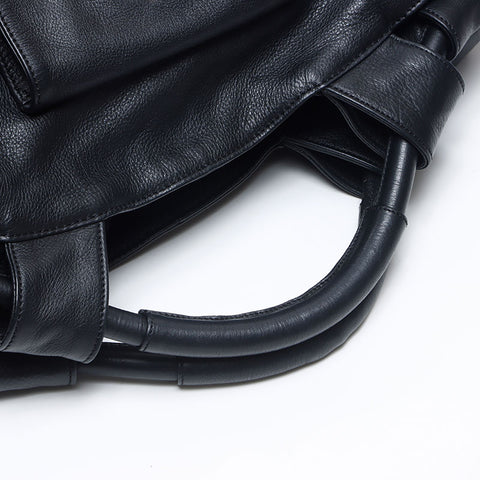LOEWE Nappa Aire Large Leather Anagram Handbag black WS14527