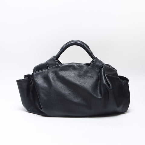 LOEWE Nappa Aire Large Leather Anagram Handbag black WS14527