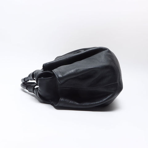 LOEWE Nappa Aire Large Leather Anagram Handbag black WS14527