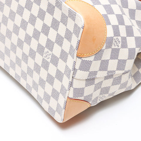 LOUIS VUITTON 2009 Hampstead PM Damier Tote Bag white WS14529