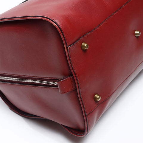 Chloe Paddington Leather Boston bag Brown WS14531