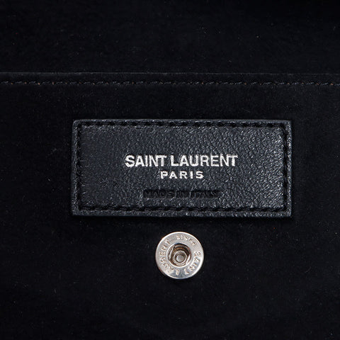 YVES SAINT LAURENT 2way pouch with logo Shoulder Bag Navy WS14533